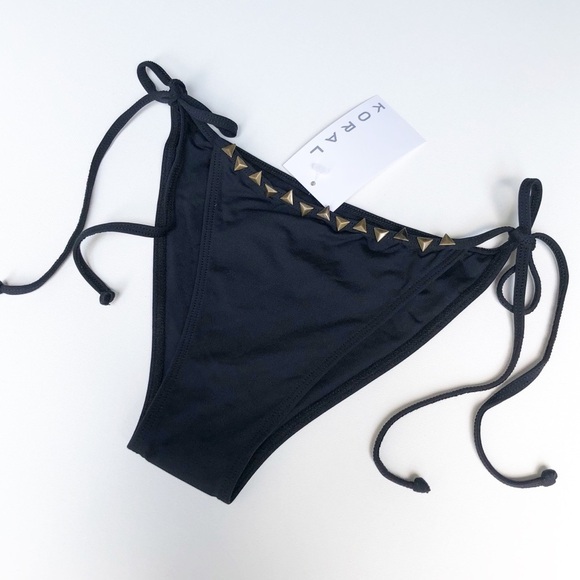 KORAL by LLana Kugel Black bikini bottom - Picture 1 of 12